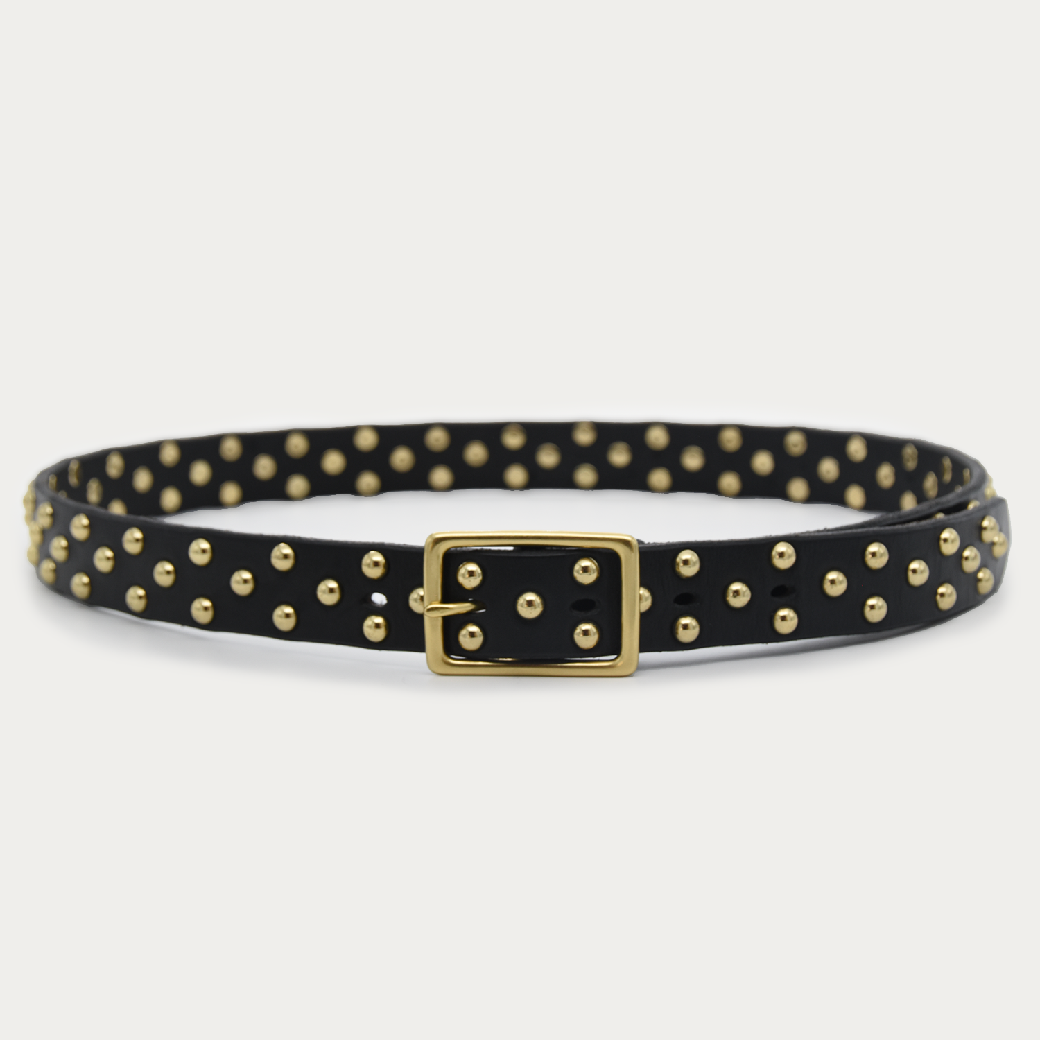 Rectangle Gold Studded Belt