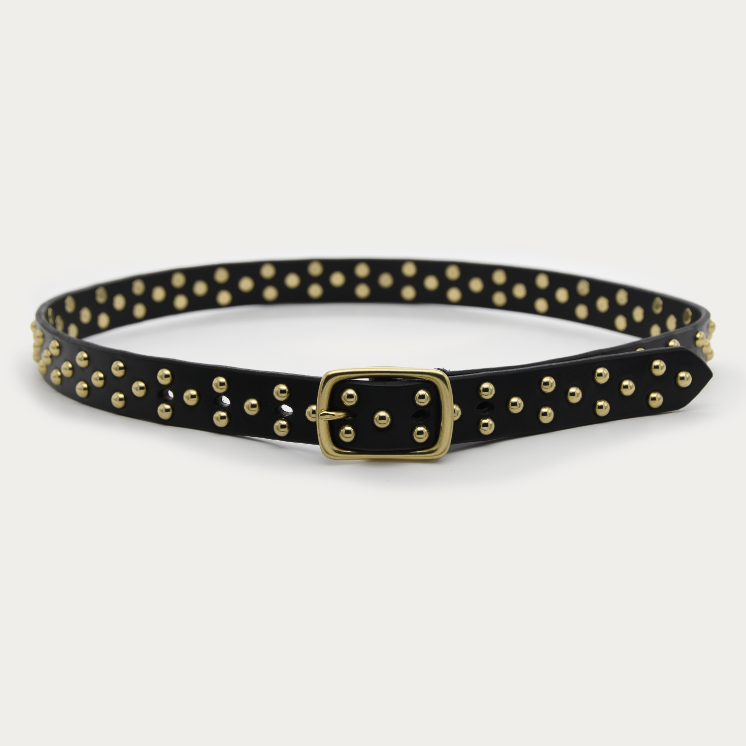 Rectangle Gold Studded Belt