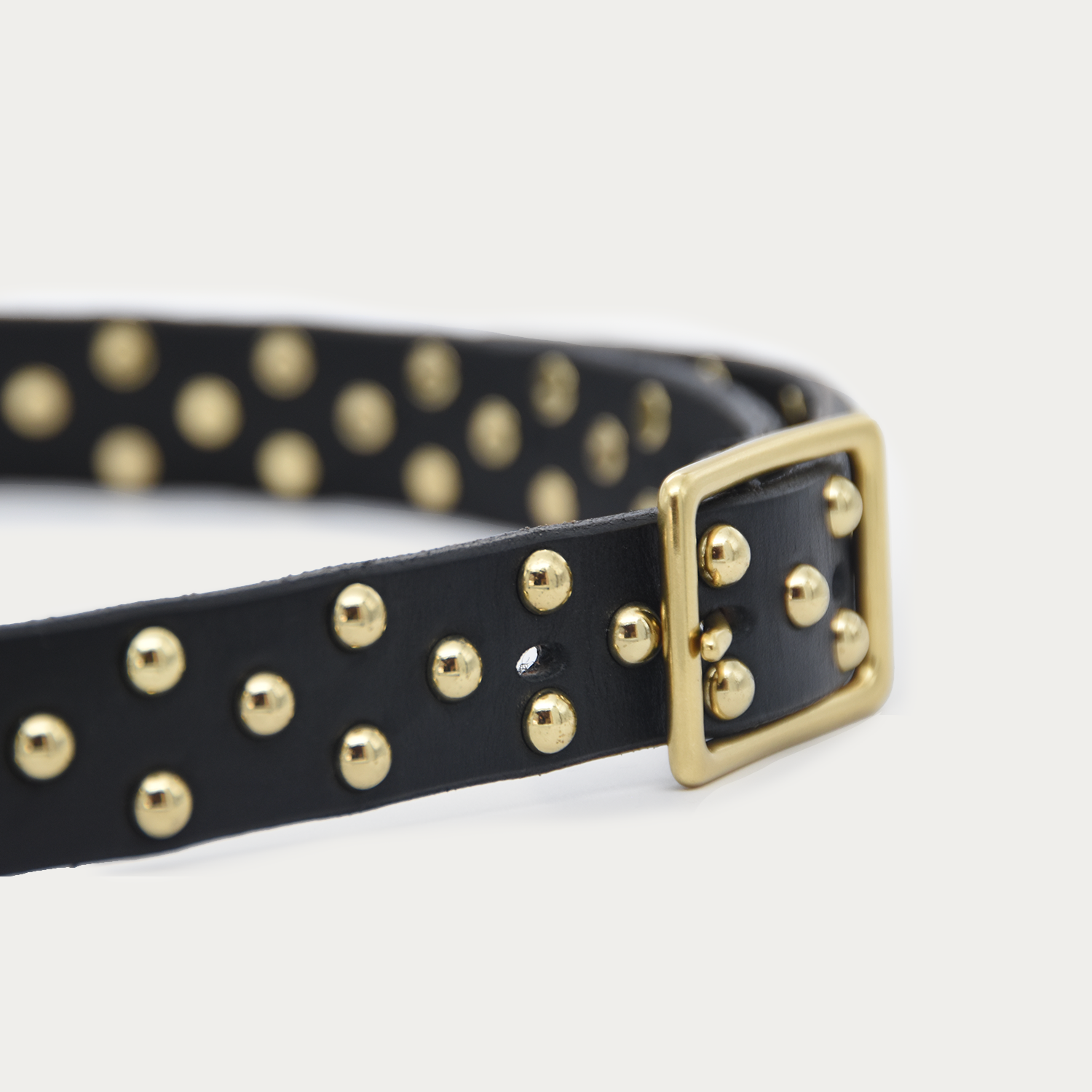 Rectangle Gold Studded Belt