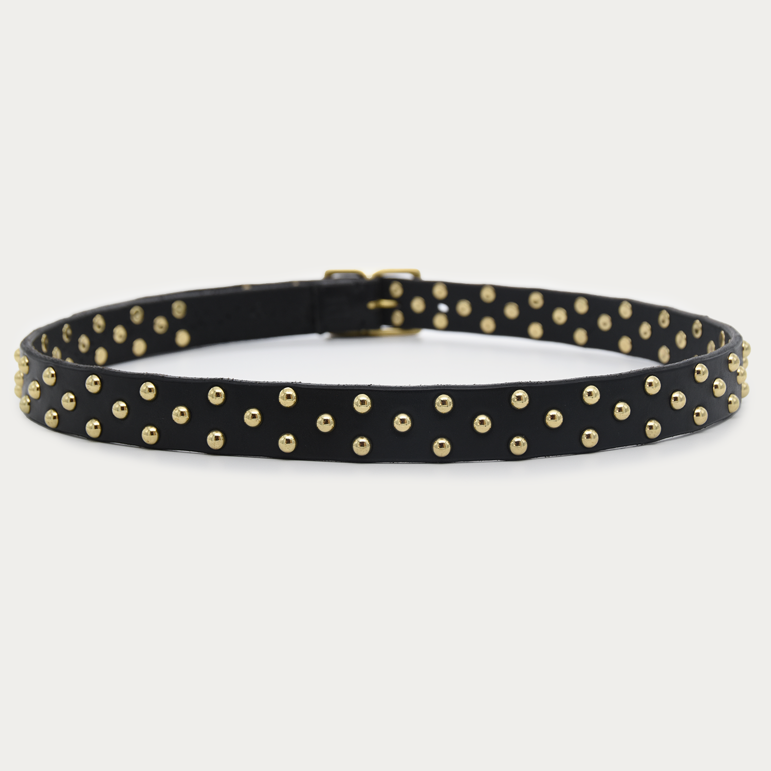 Rectangle Gold Studded Belt