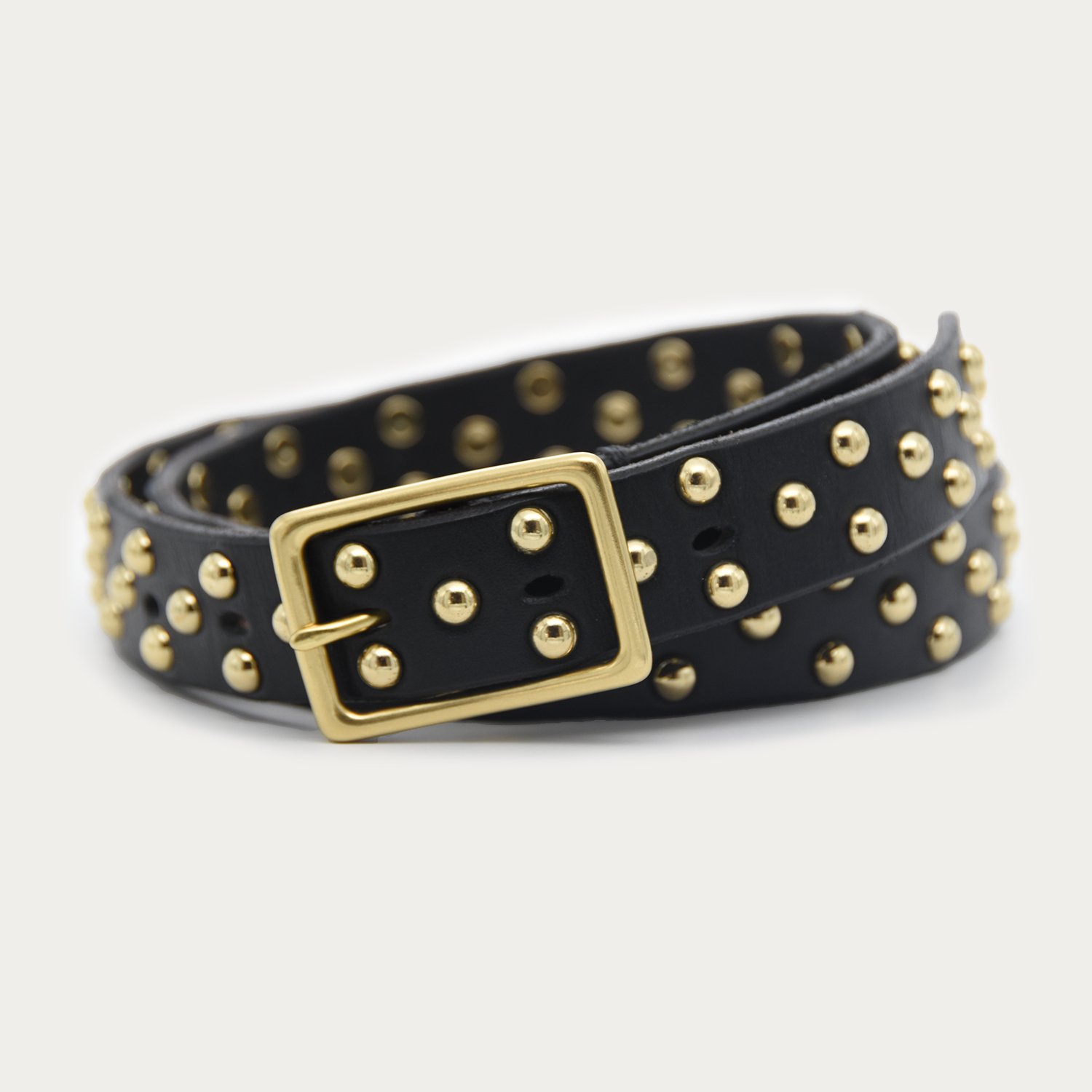 Rectangle Gold Studded Belt