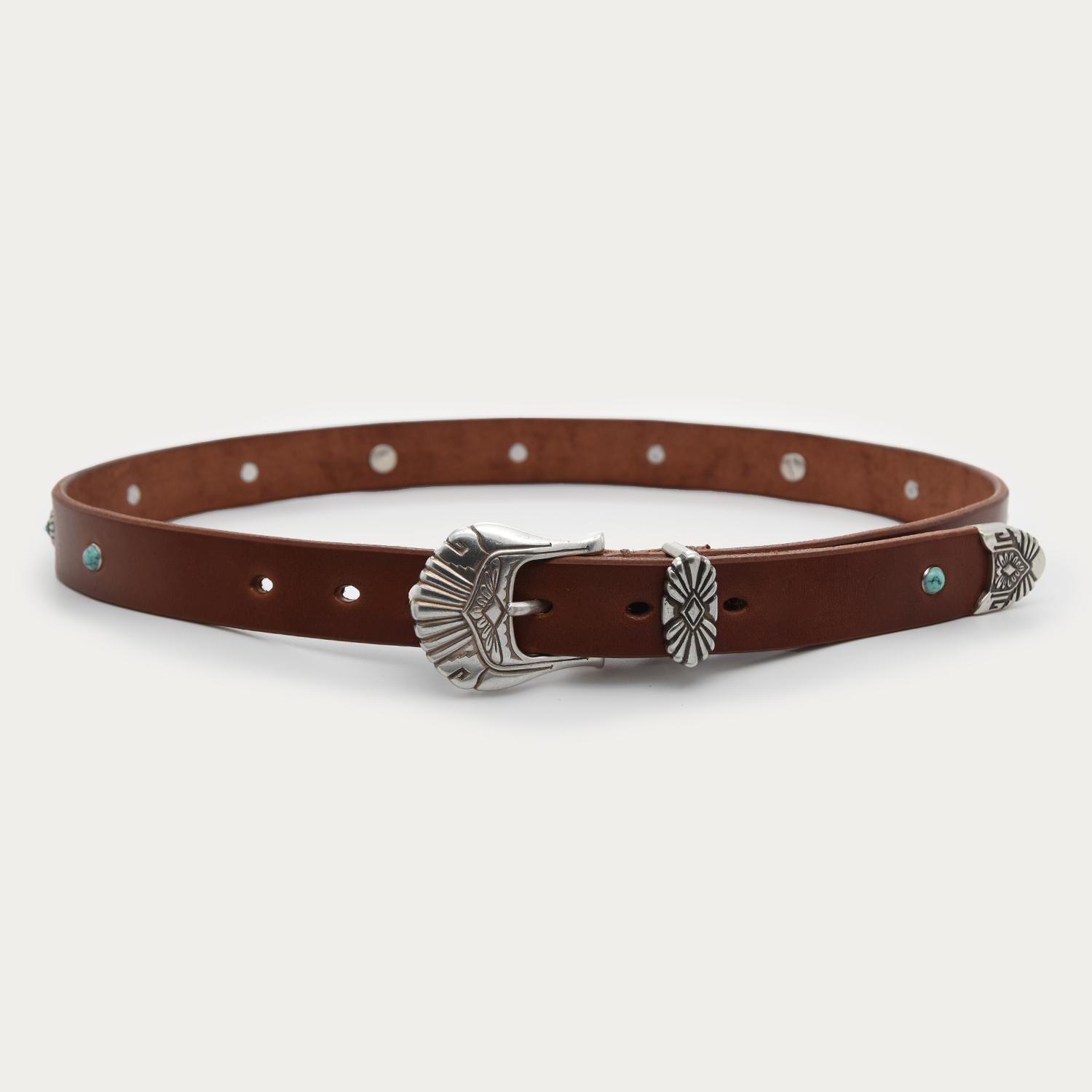 Turquoise Daisy 3-piece Belt