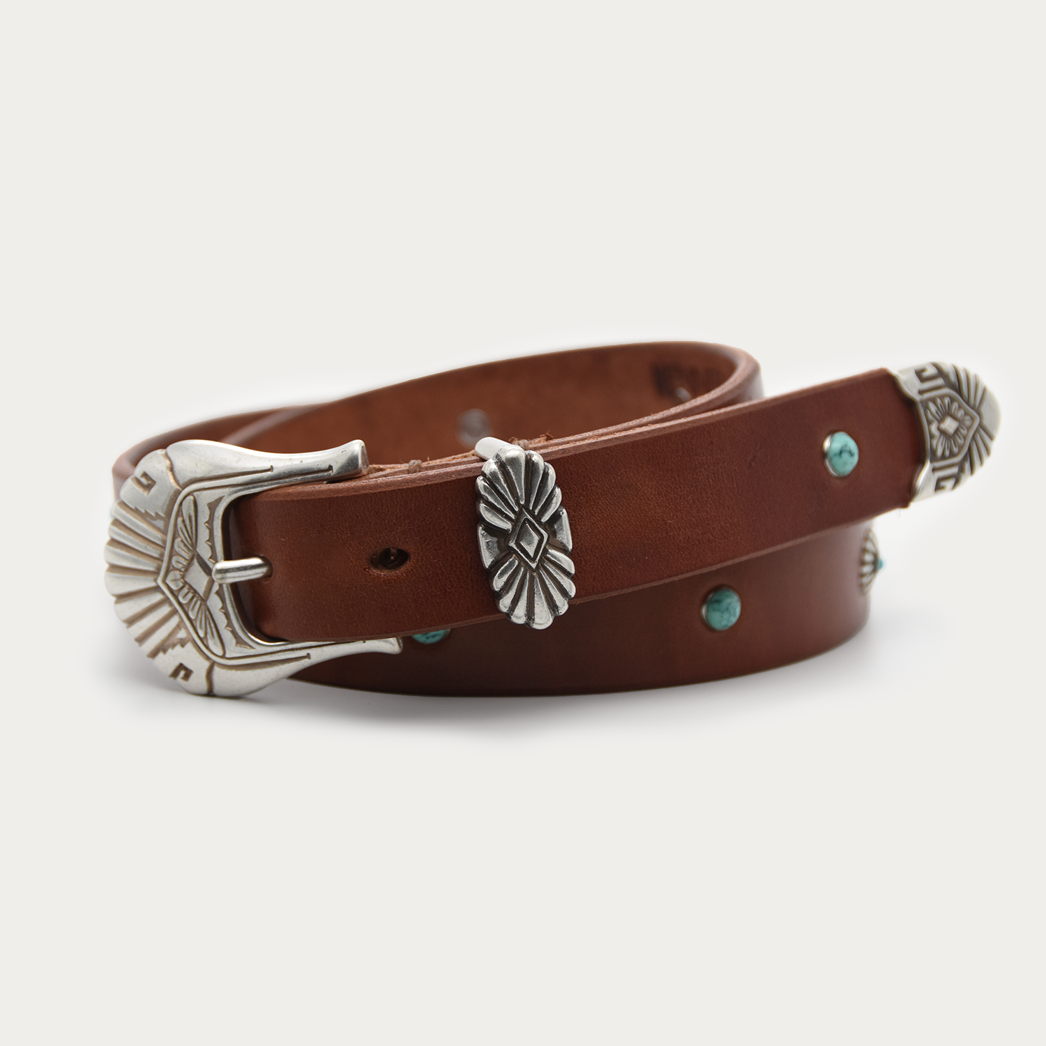 Turquoise Daisy 3-piece Belt