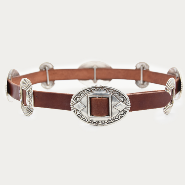 小物 HALCYON PEWTER BUCKLE Concho Belt Western Concho Belt