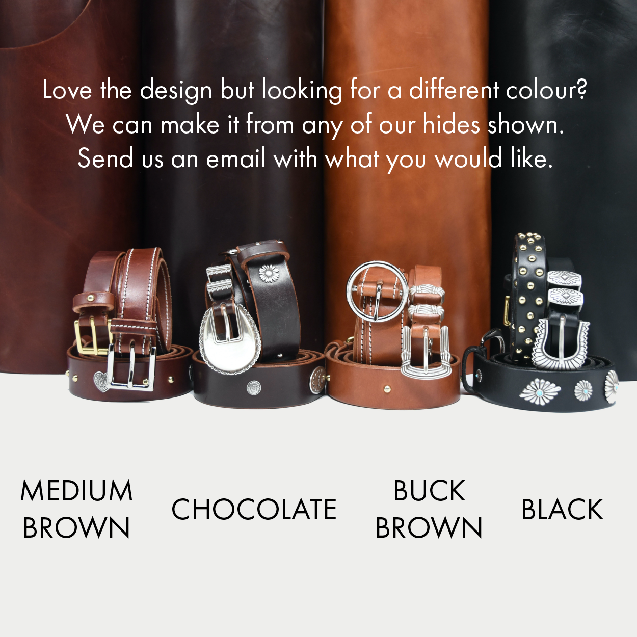 Bold Stitched Square Belt