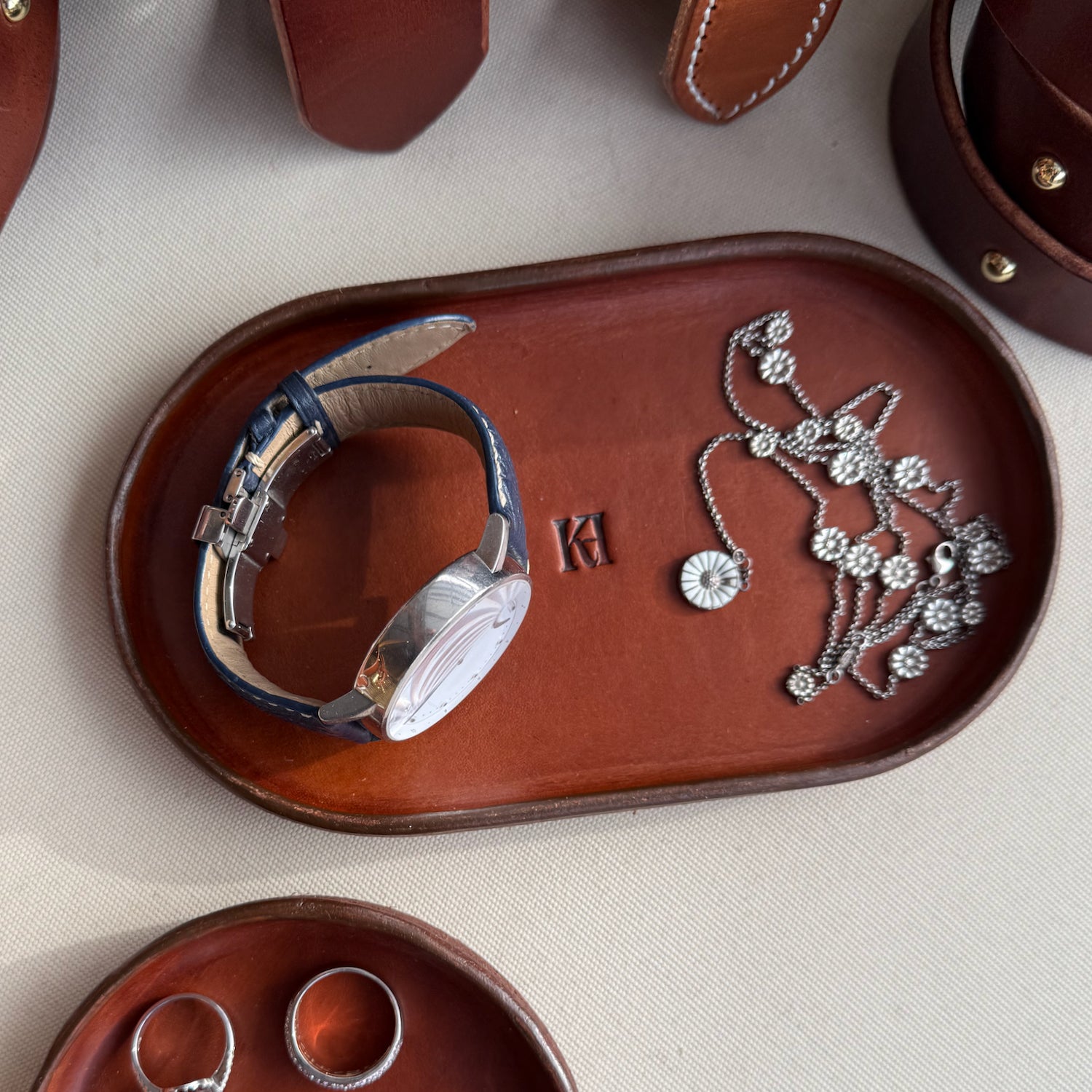 Leather Valet Tray